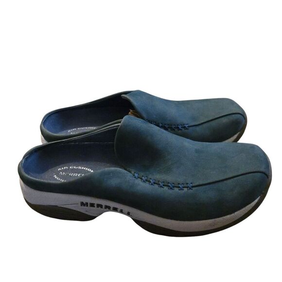 Merrell Primo Seam Mock Loafer Blue Suede Size 8 Gorp Core Outdoors Walking - Picture 3 of 8